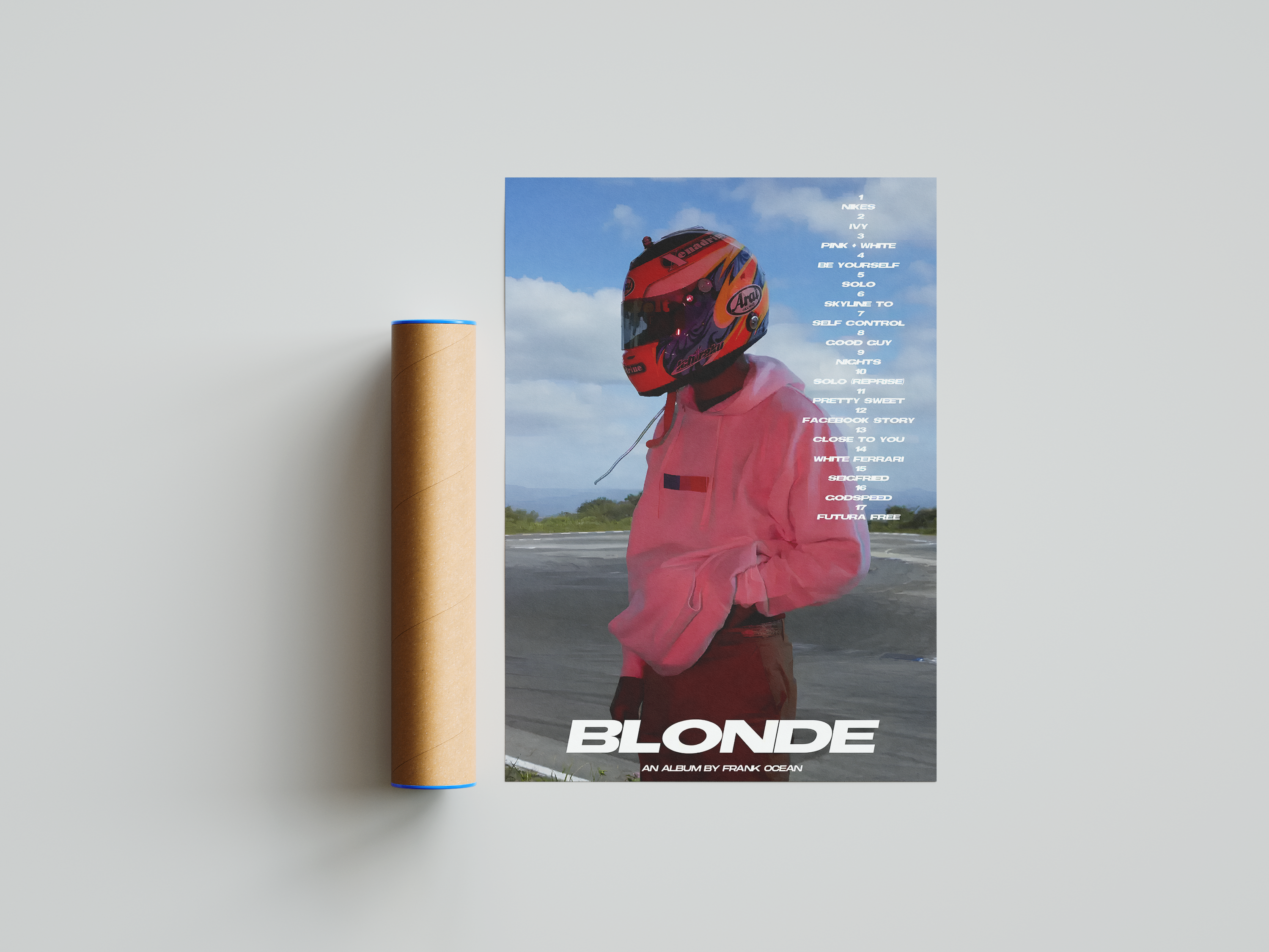 Frank Ocean 'Blonde' Aesthetic Poster | Hype Posters