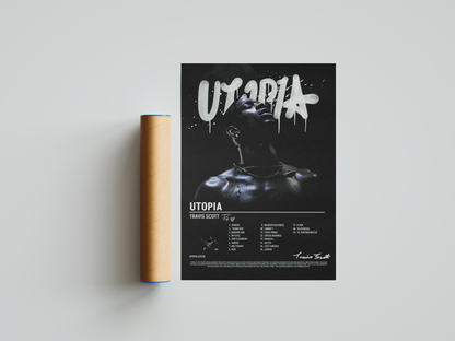 Travis Scott 'Utopia' Album Poster | Hype Posters