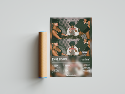 Playboi Carti 'Playboi Carti' Album Poster | Hype Posters