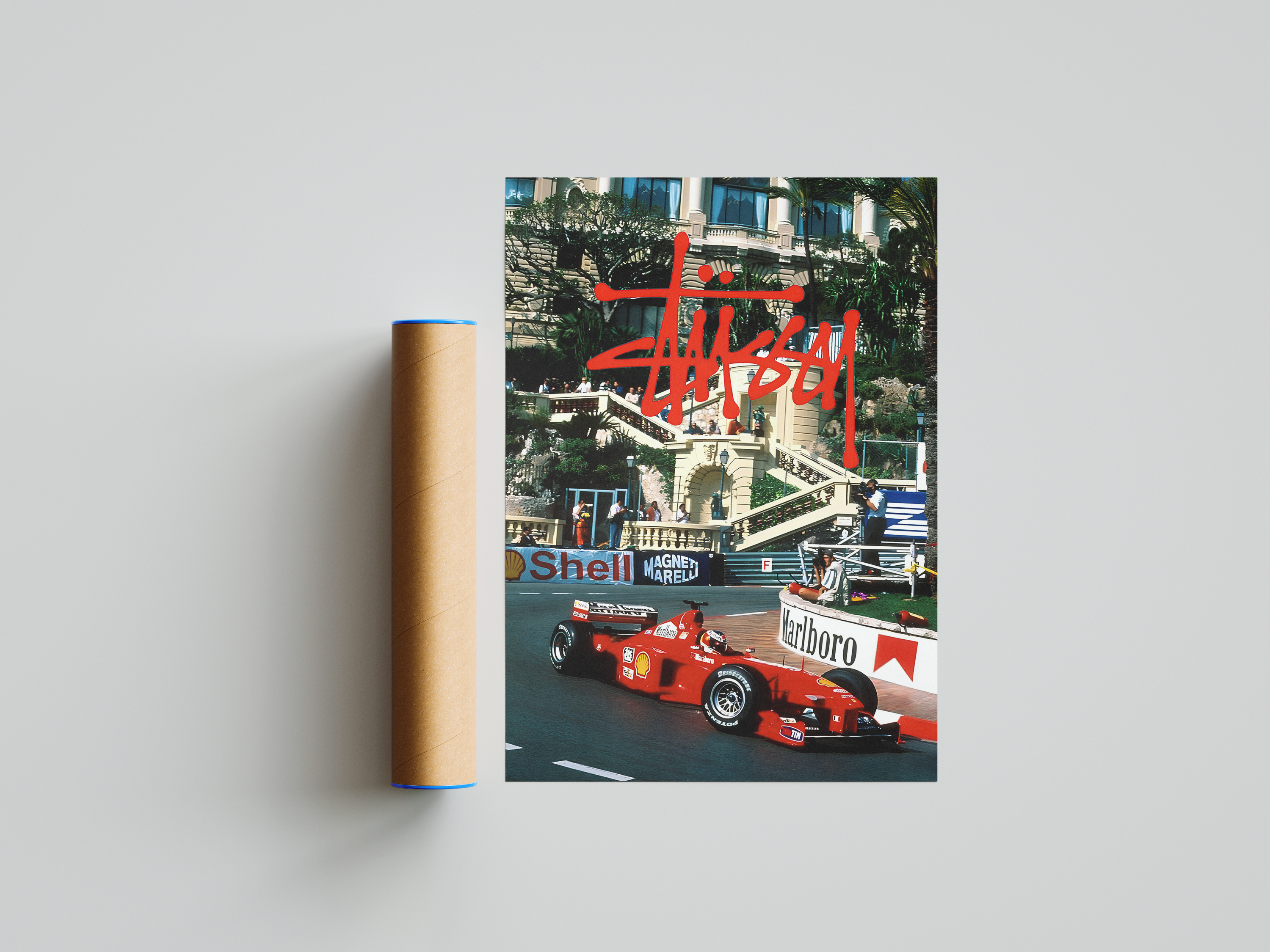 Stussy Ferrari F1 Poster | Hype Posters