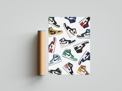 Sneaker Highs Poster | Hype Posters