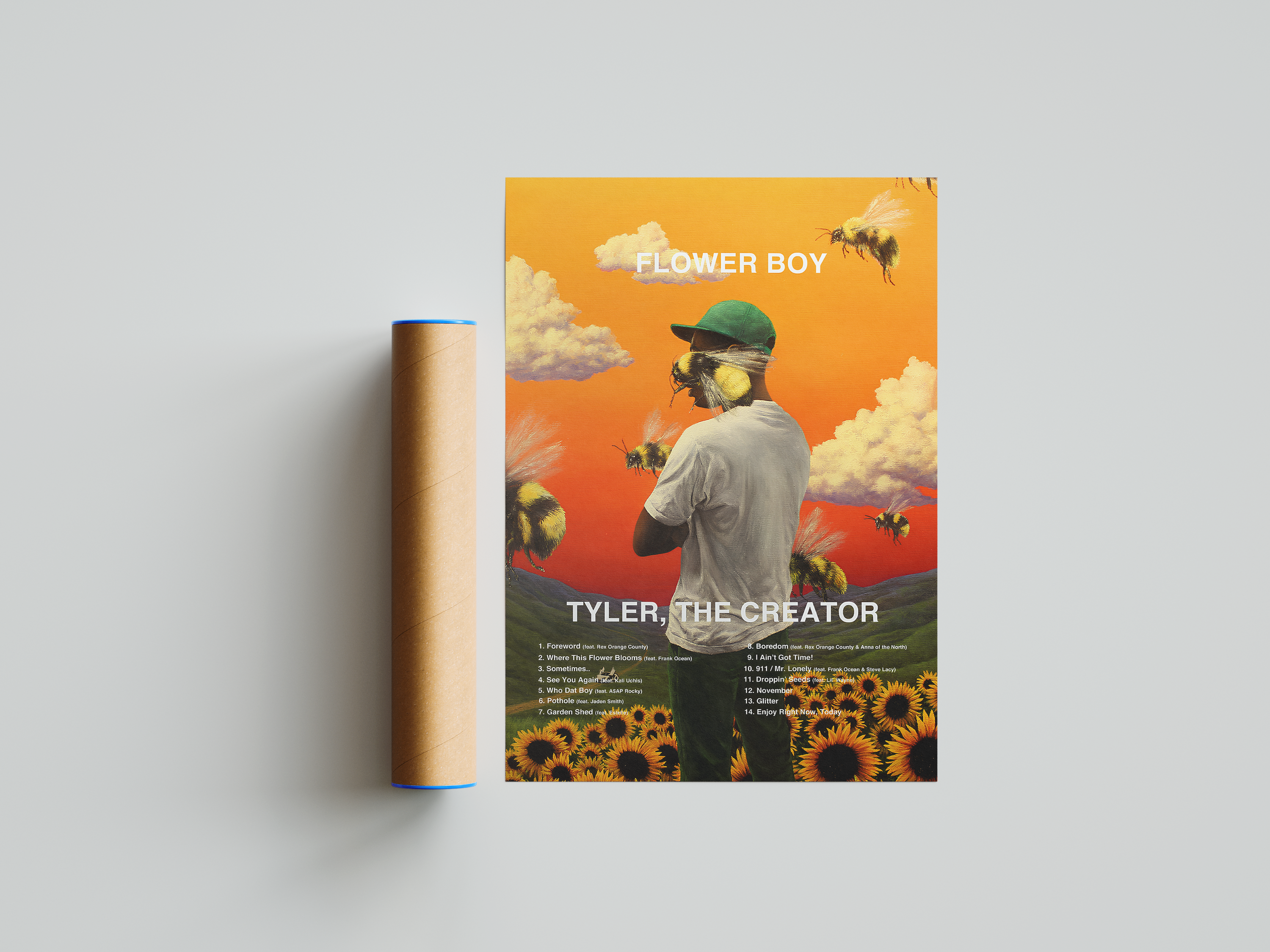 Tyler The Creator 'Flower Boy' Poster | Hype Posters
