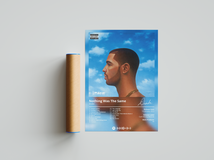 Drake 'Nothing Was The Same' Album Poster | Hype Posters