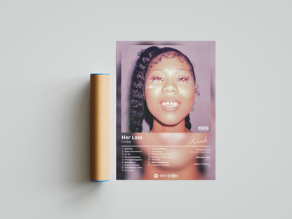 Drake 'Her Loss' Album Poster | Hype Posters