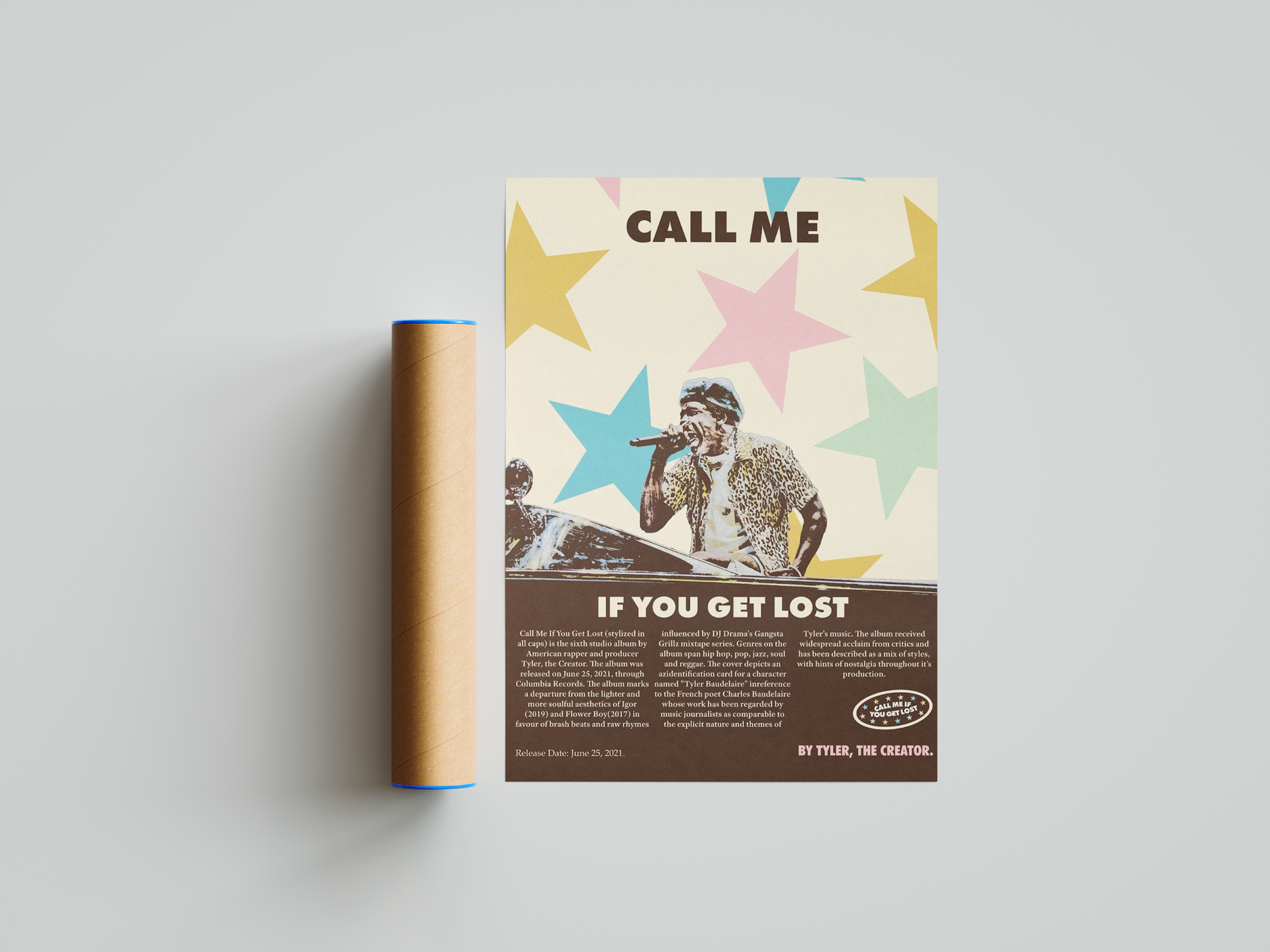 Tyler The Creator 'Call Me' Poster | Hype Posters