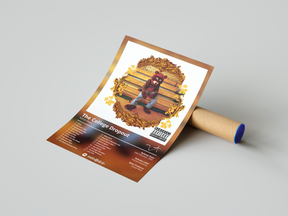 Kanye West 'The College Dropout' Album Poster | Hype Posters