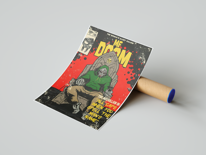 MF Doom 'Comic' Poster | Hype Posters