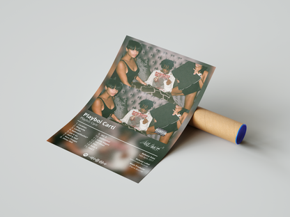 Playboi Carti 'Playboi Carti' Album Poster | Hype Posters