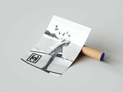 Chanel Surf Poster | Hype Posters