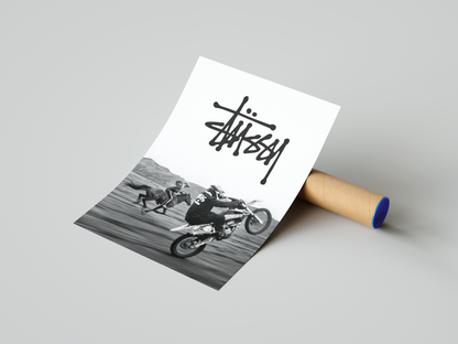 Stussy Motorbike Poster | Hype Posters