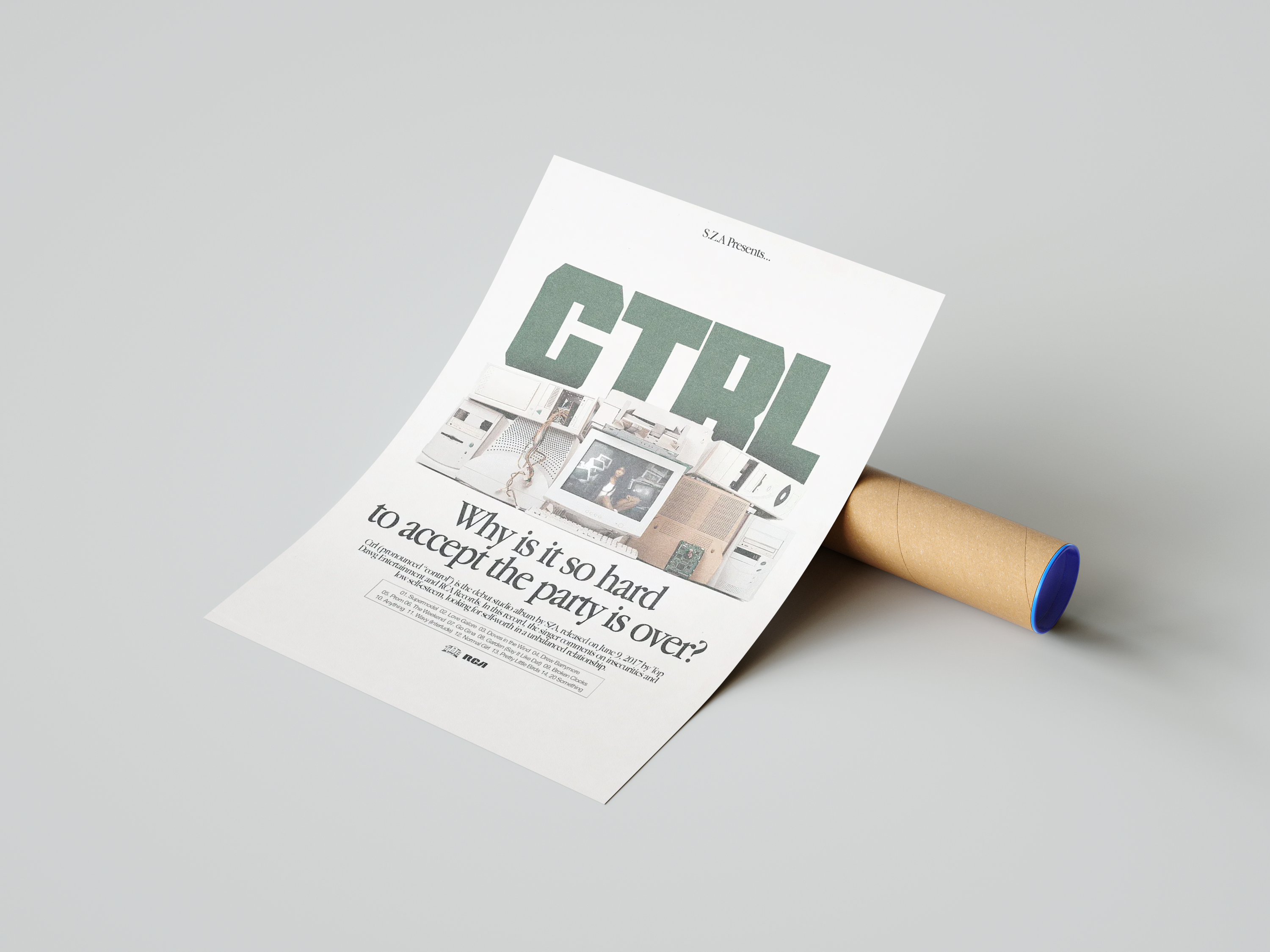 SZA 'CTRL' Poster | Hype Posters