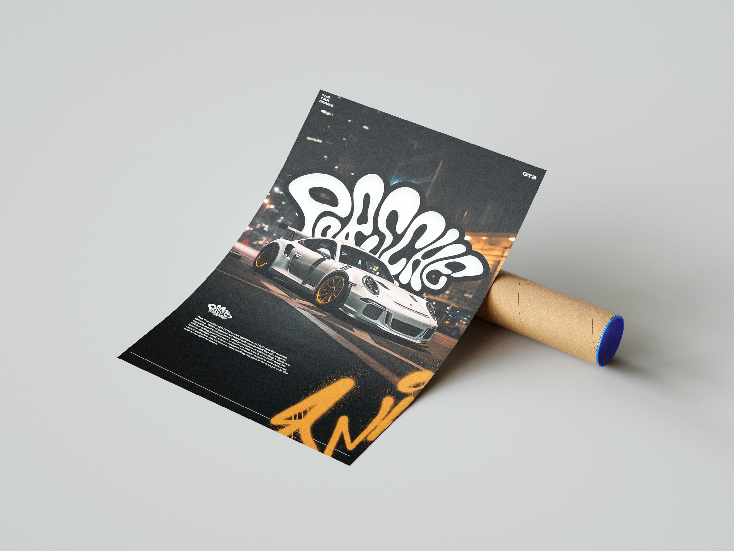 Porsche 911 GT3 City Poster | Hype Posters