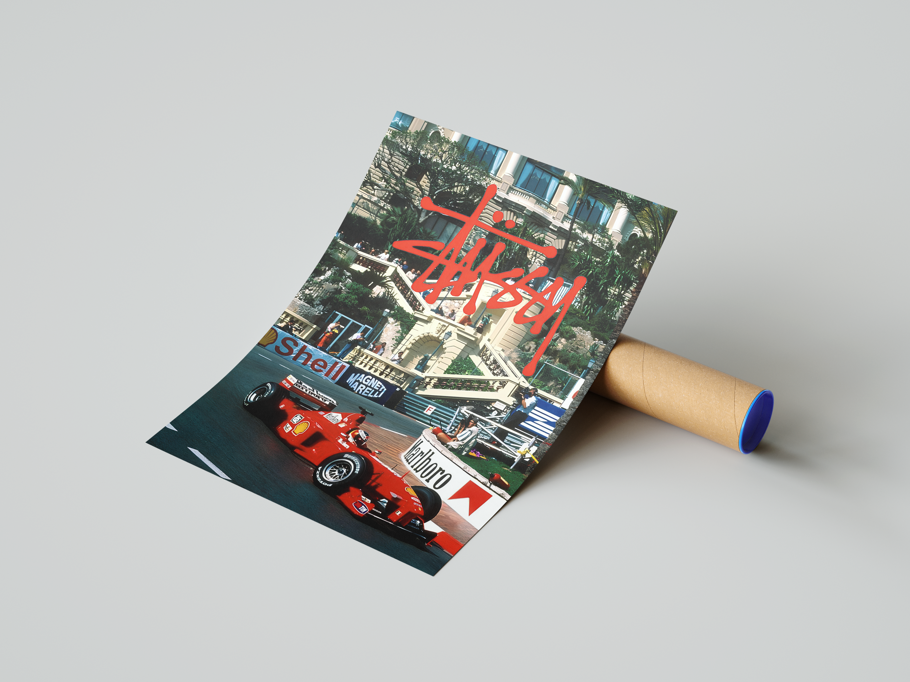 Stussy Ferrari F1 Poster | Hype Posters