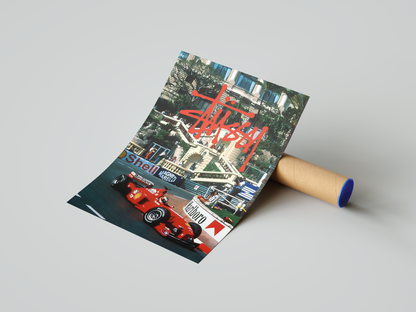 Stussy Ferrari F1 Poster | Hype Posters