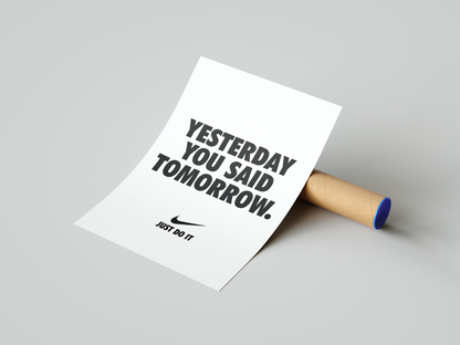 Yesterday You Said Tomorrow Poster | Hype Posters