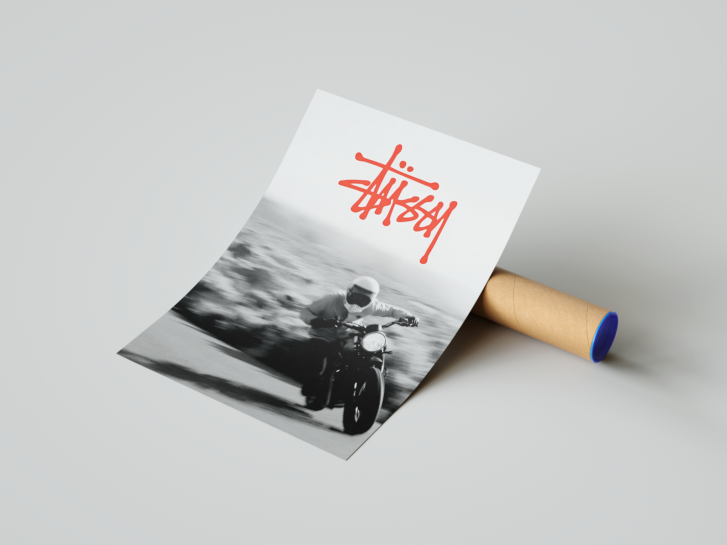 Stussy Motorbike Motion Poster | Hype Posters