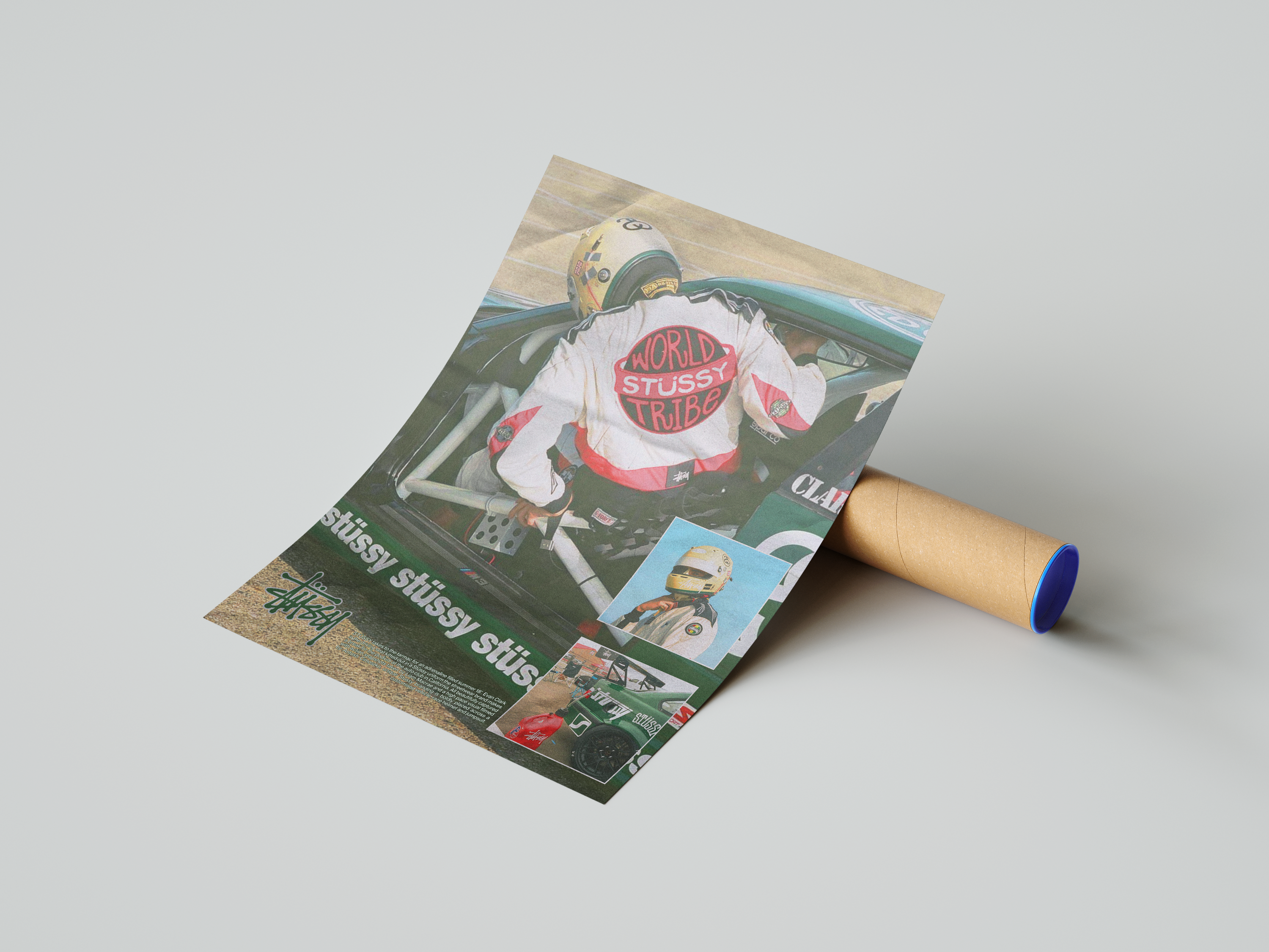 Stussy Motorsport Poster | Hype Posters