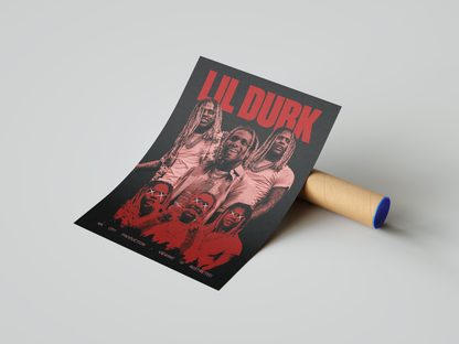 Lil Durk 'Restricted' Poster | Hype Posters