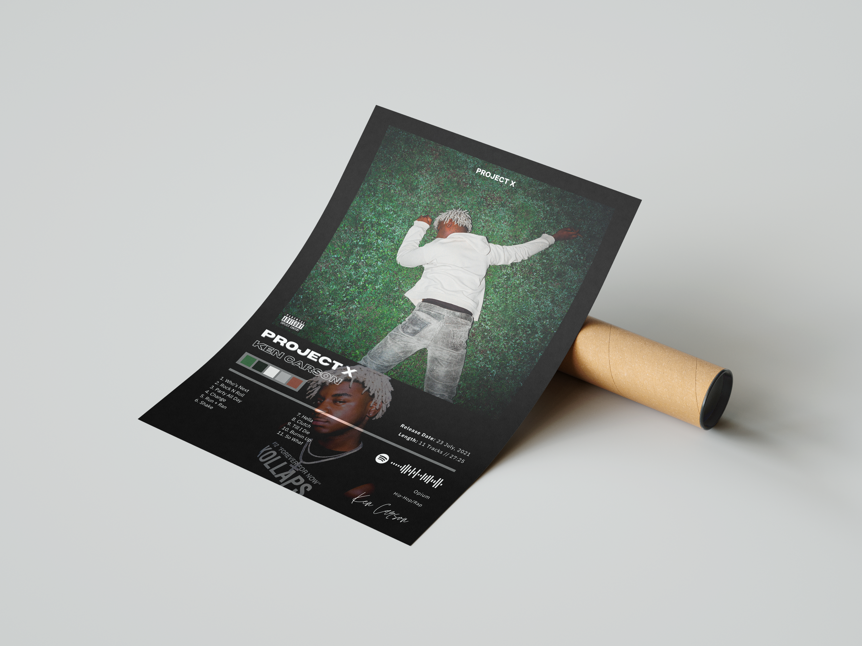 Ken Carson 'Project X' Album Poster | Hype Posters