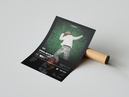 Ken Carson 'Project X' Album Poster | Hype Posters