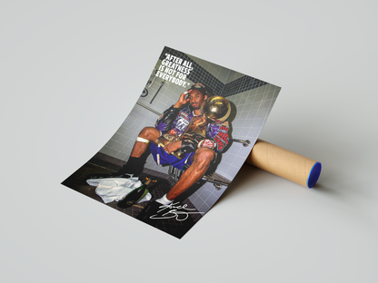Kobe Bryant Vintage Trophy Poster | Hype Posters