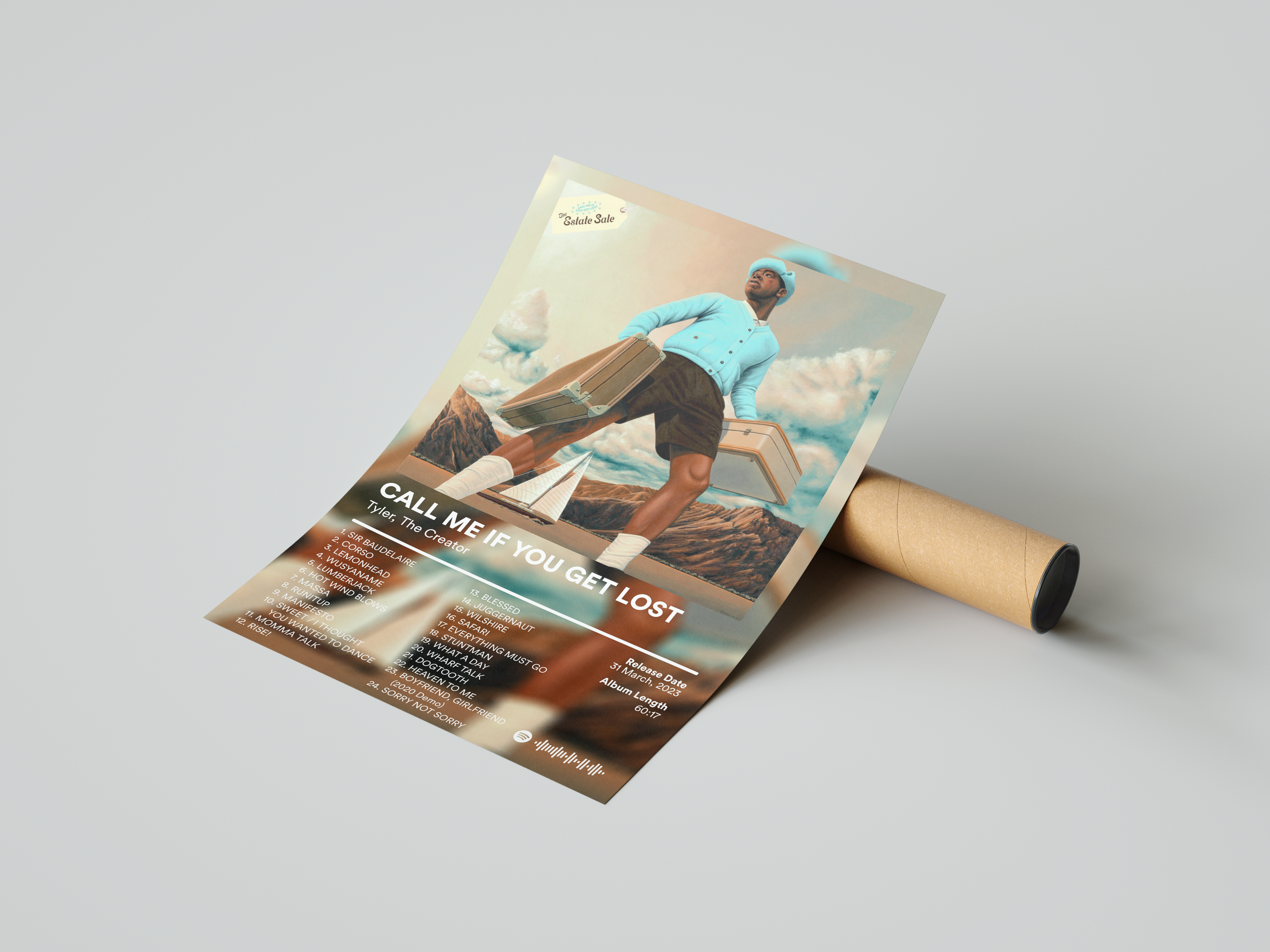 Tyler The Creator 'CMIYGL The Estate Sale' Album Poster | Hype Posters