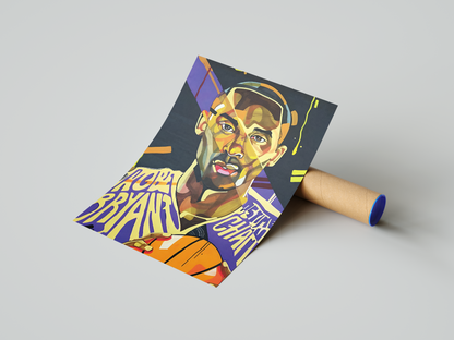 Kobe Bryant Painting Poster | Hype Posters