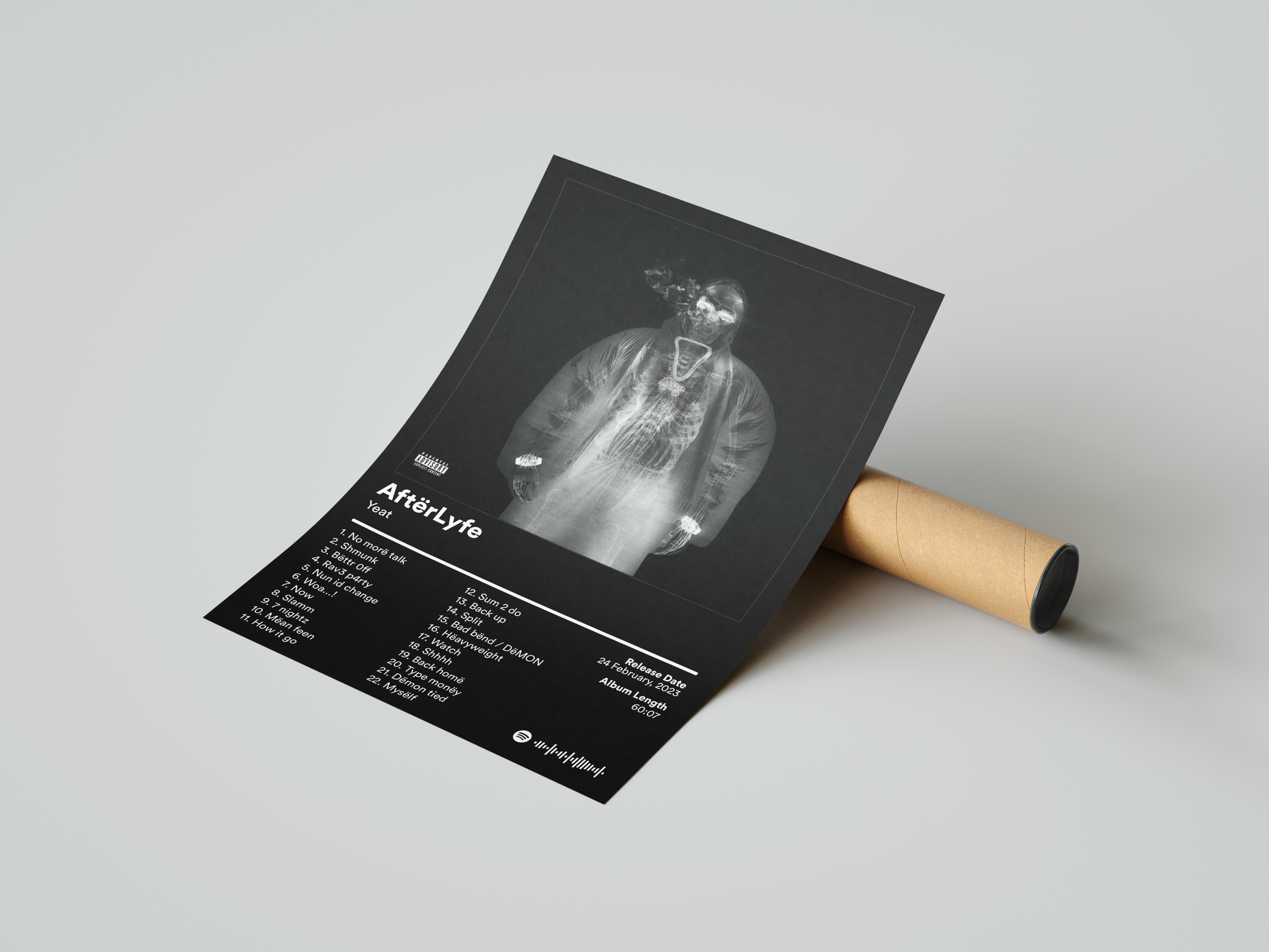 Yeat 'AftërLyfe' Album Poster | Hype Posters