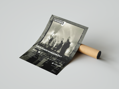 Oasis 'Heathen Chemistry' Album Poster | Hype Posters