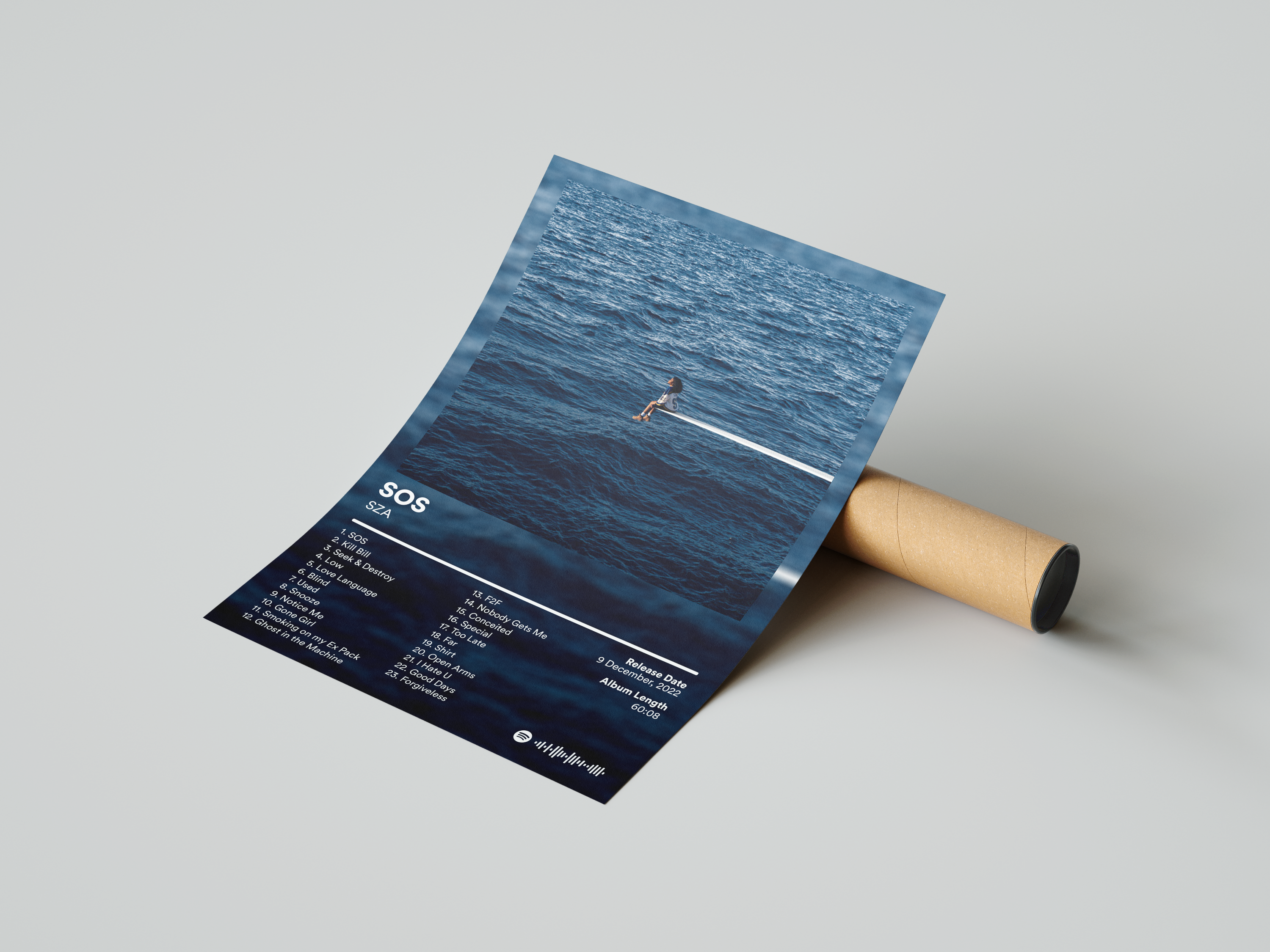 SZA 'SOS' Album Poster | Hype Posters