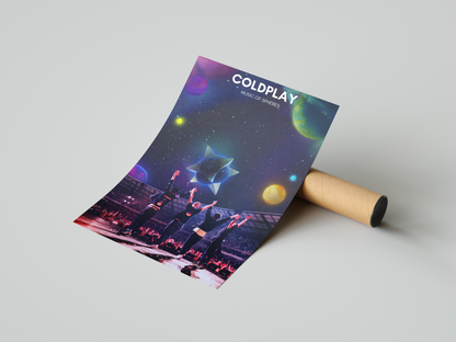 Coldplay 'Music Of Spheres' Poster | Hype Posters
