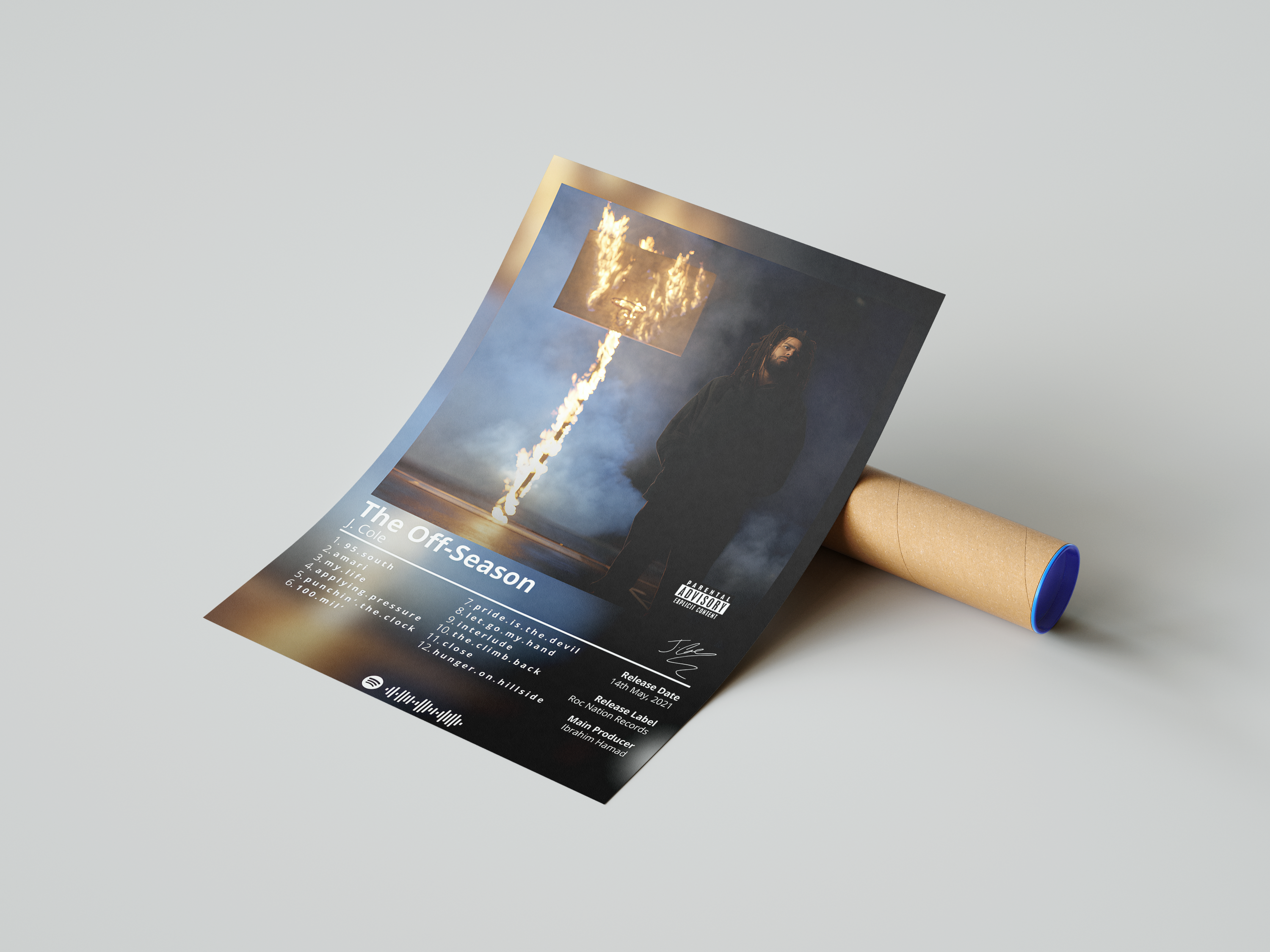 J Cole 'The Off-Season' Album Poster | Hype Posters