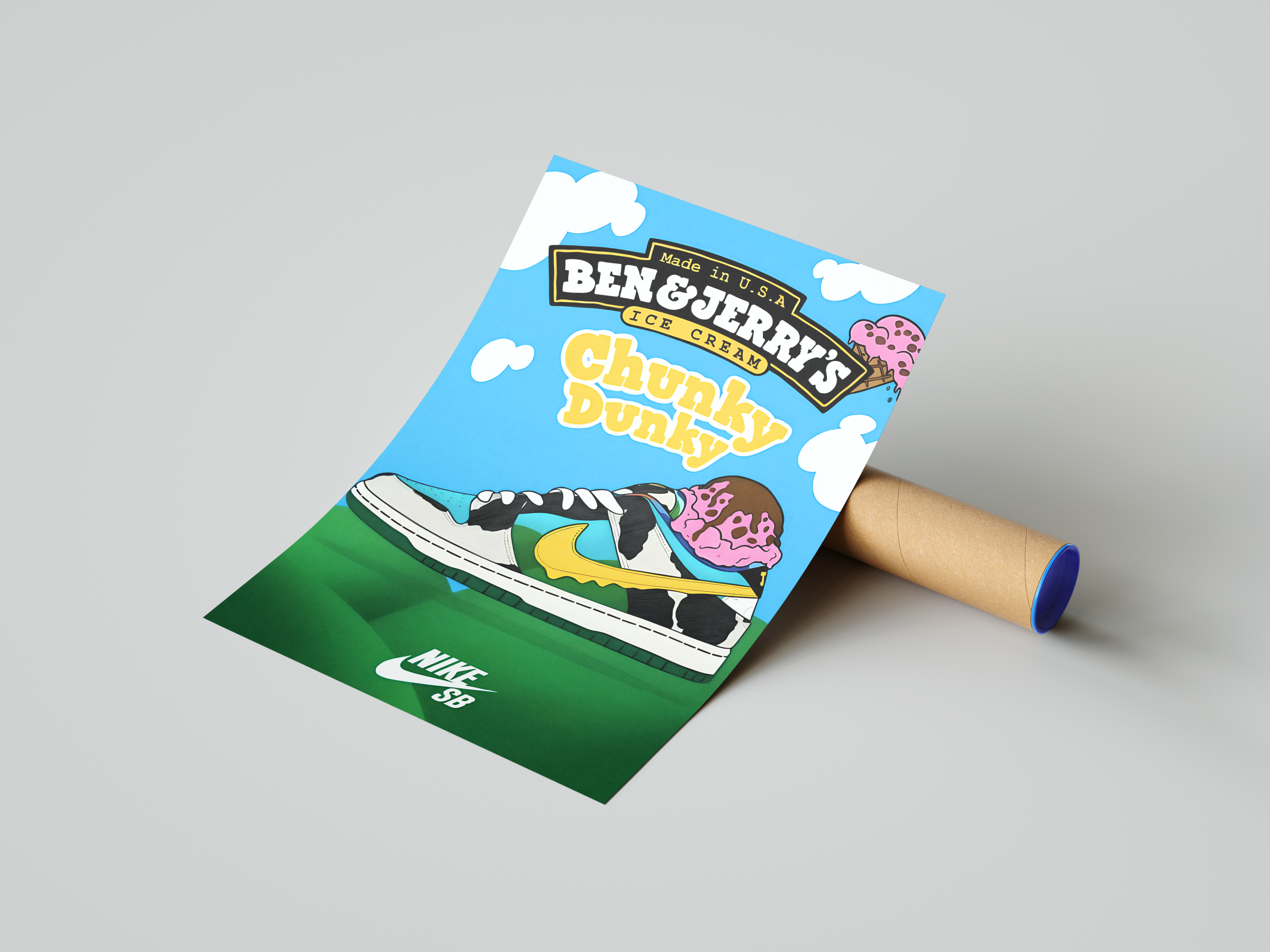 Chunky Dunky Sneaker Poster | Hype Posters