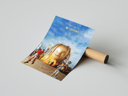 Travis Scott 'Astroworld' Spotify Poster | Hype Posters