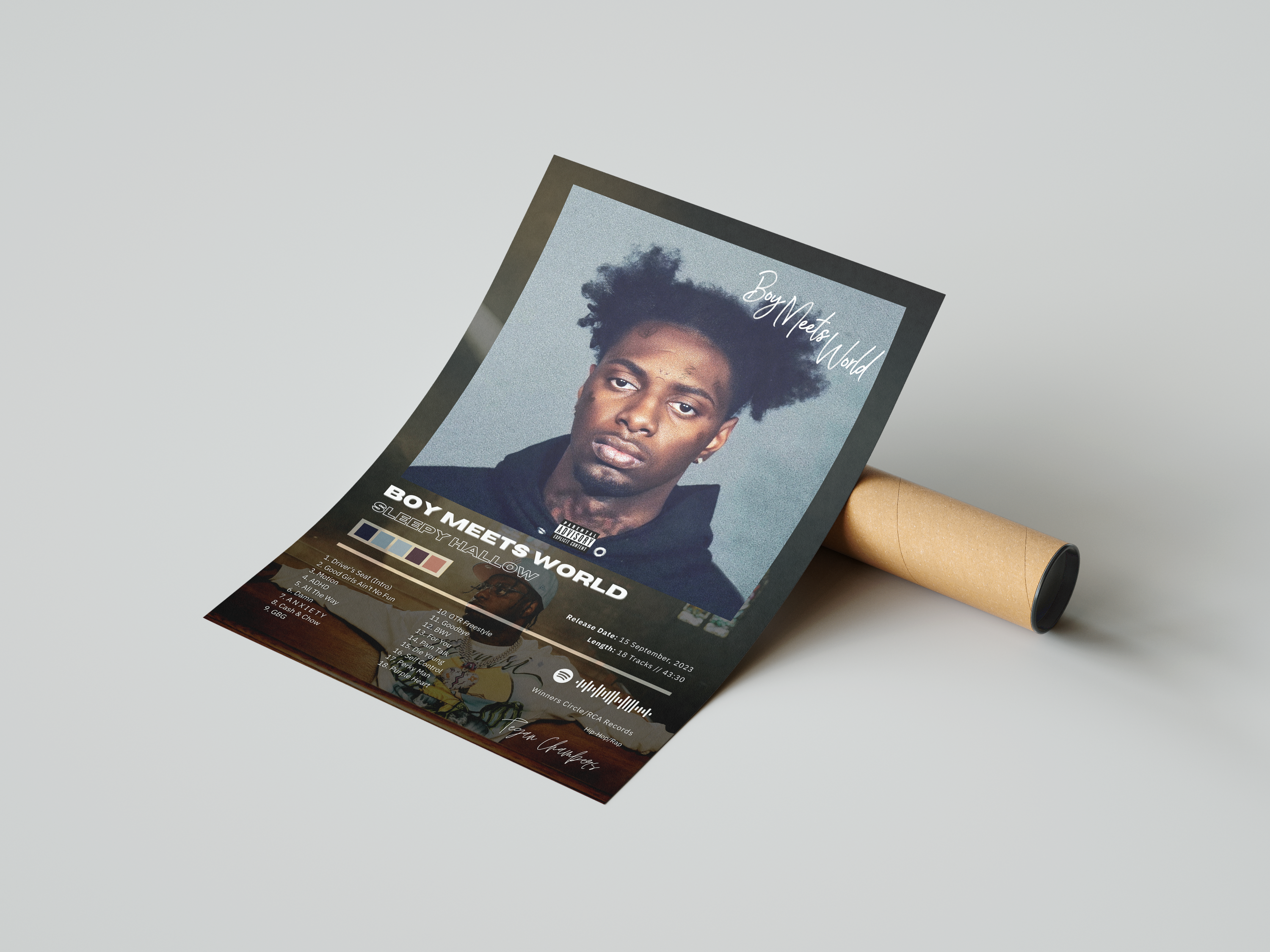 Sleepy Hallow 'Boy Meets World' Album Poster | Hype Posters