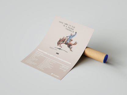 Bad Bunny 'Nadie Sabe Lo Que Va A Pasar Manana' Album Poster | Hype Posters