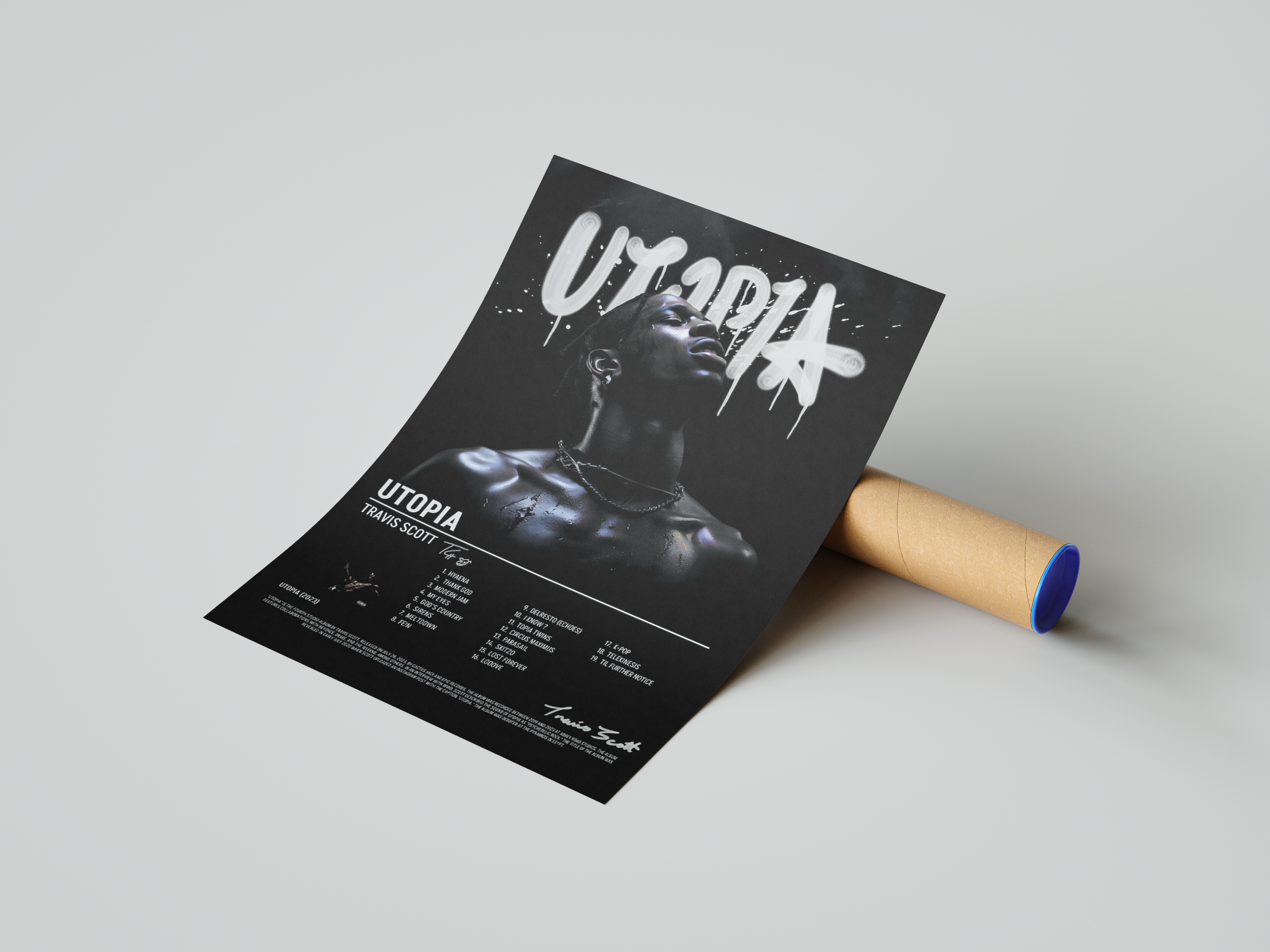 Travis Scott 'Utopia' Album Poster | Hype Posters