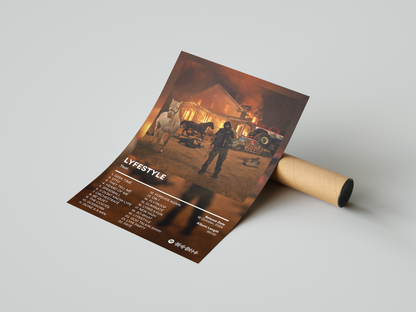 Yeat 'LYFESTYLE' Album Poster | Hype Posters