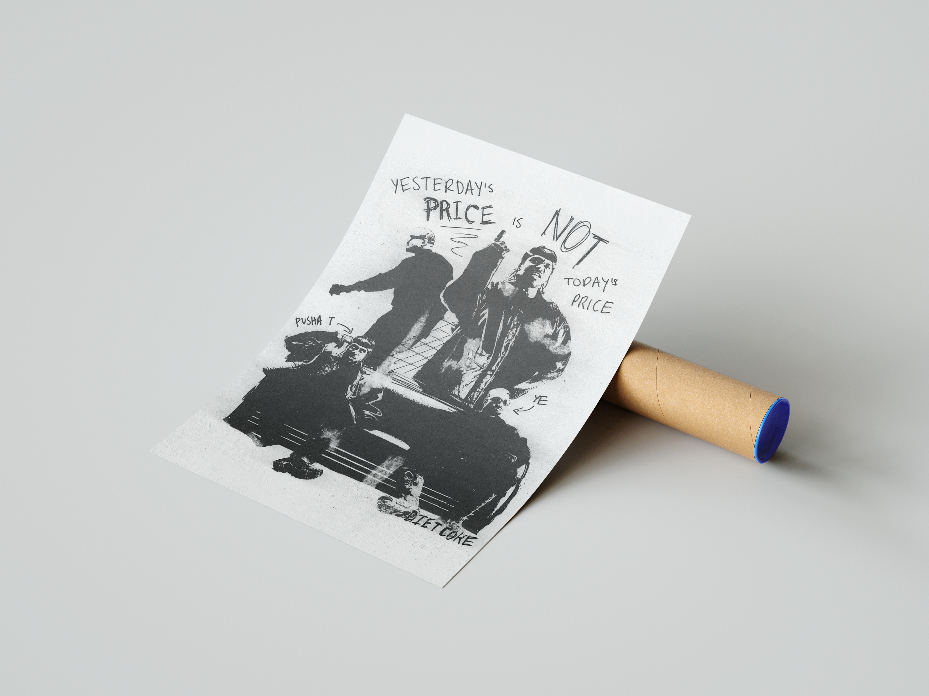 Pusha T 'Diet Coke' Poster | Hype Posters