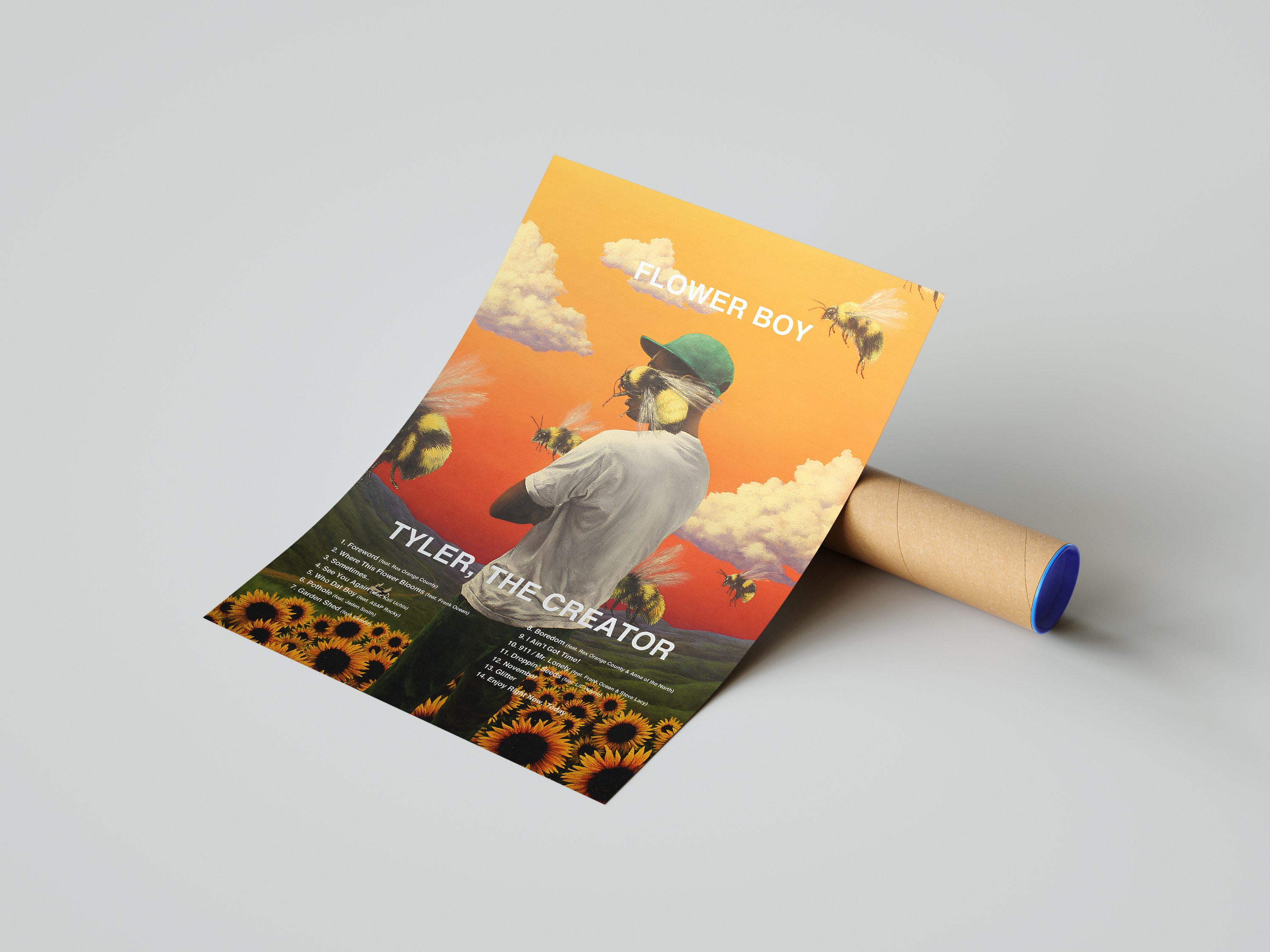 Tyler The Creator 'Flower Boy' Poster | Hype Posters