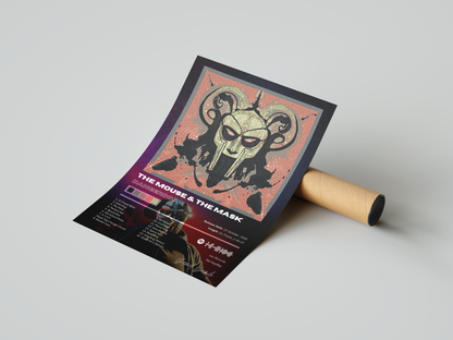 MF DOOM 'THE MOUSE & THE MASK' Album Poster | Hype Posters