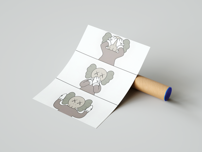 Kaws - See Speak Hear No Evil Poster | Hype Posters