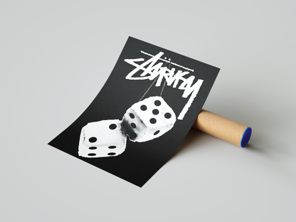 Stussy Dice Poster | Hype Posters