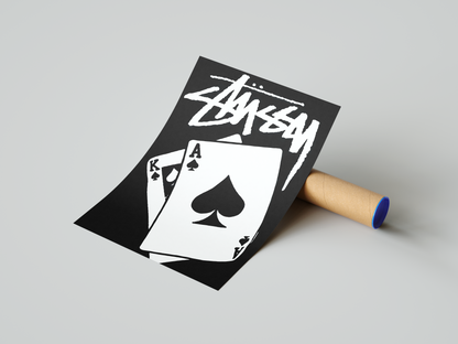 Stussy Ace King Poster | Hype Posters