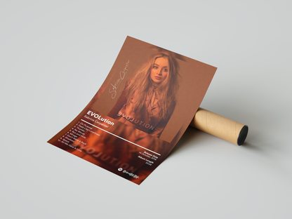 Sabrina Carpenter 'EVOLution' Album Poster | Hype Posters