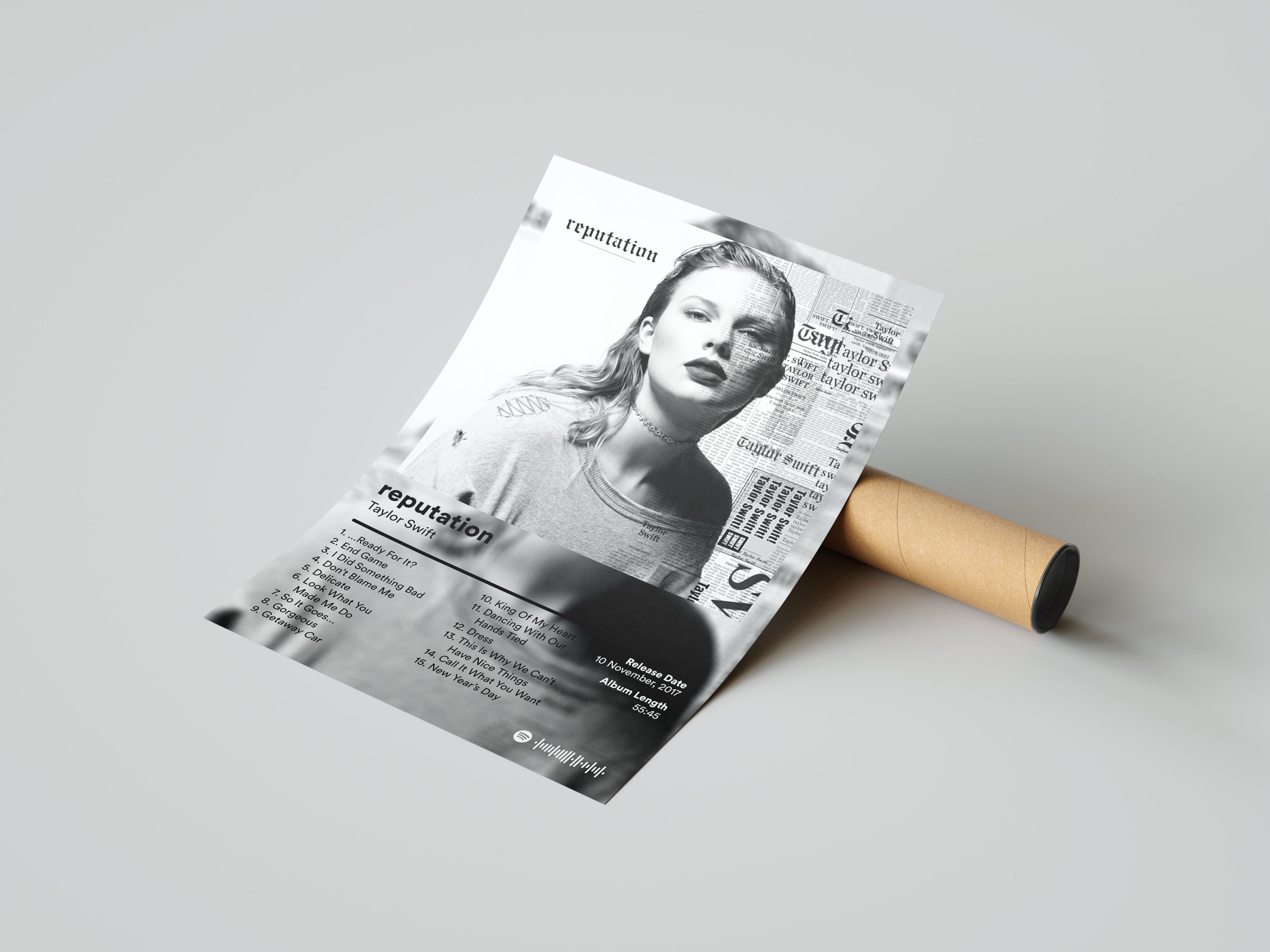 Taylor Swift 'reputation' Album Poster | Hype Posters