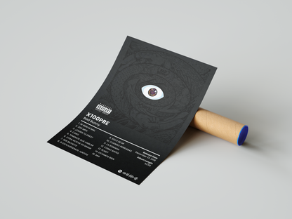 Bad Bunny 'X100PRE' Album Poster | Hype Posters