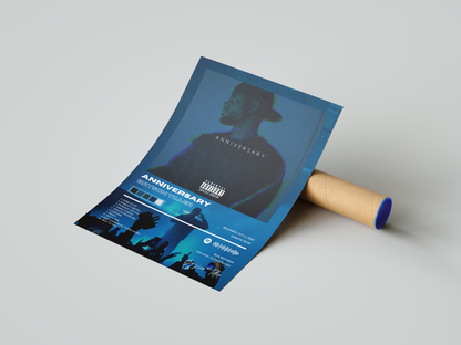 Bryson Tiller 'Anniversary' Album Poster | Hype Posters