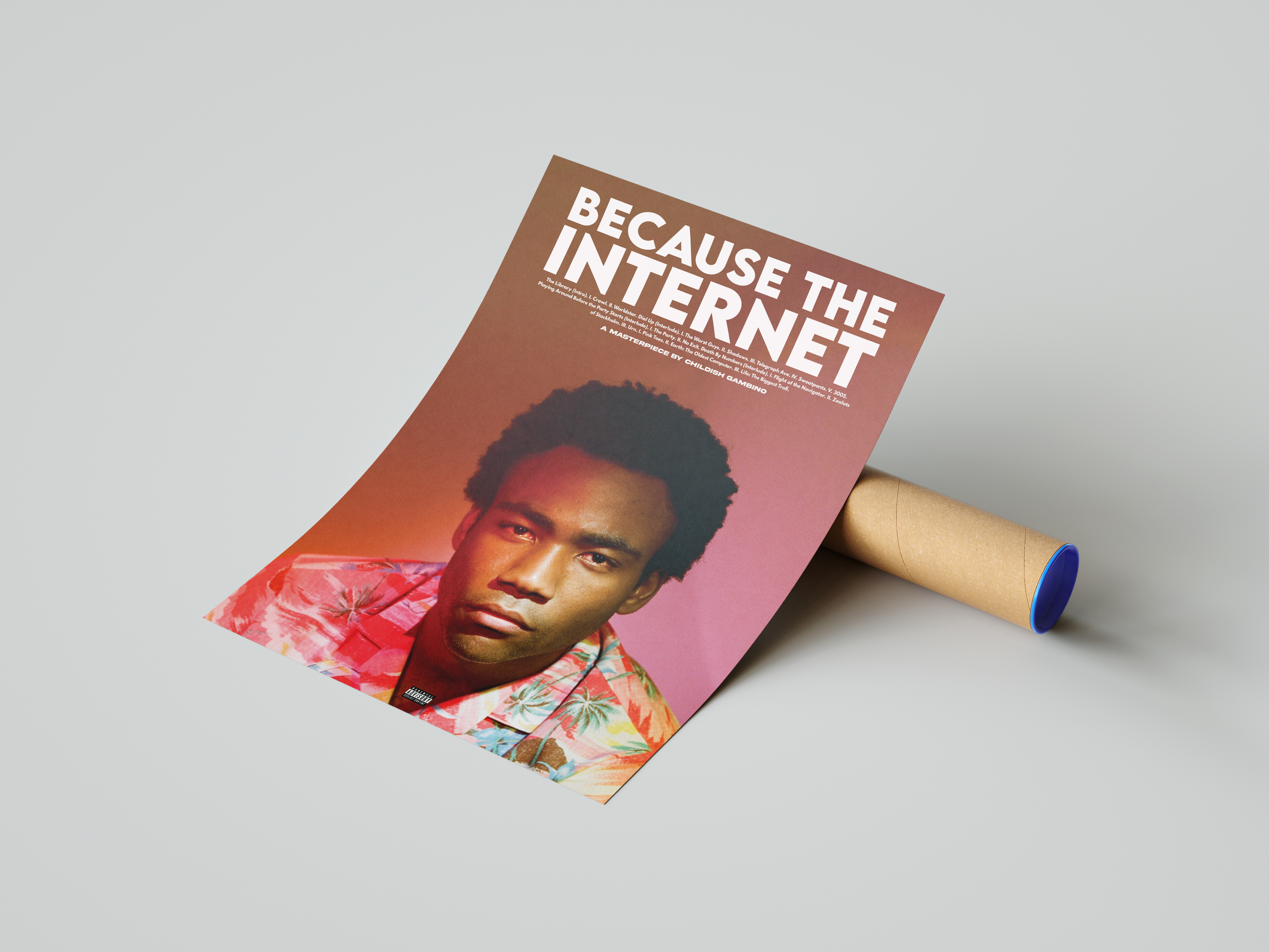Childish Gambino 'Because The Internet' Poster | Hype Posters