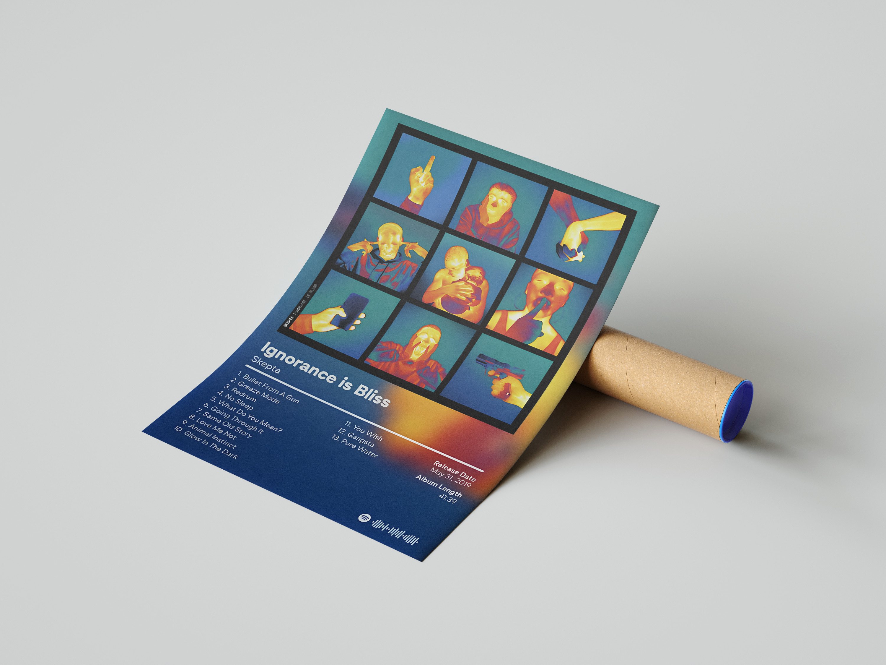 Skepta - "Ignorance Is Bliss" Album Poster | Hype Posters